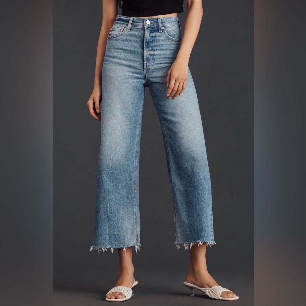 Pistola Lana High-Rise Crop Wide-Leg Jeans - Picture 2 of 8